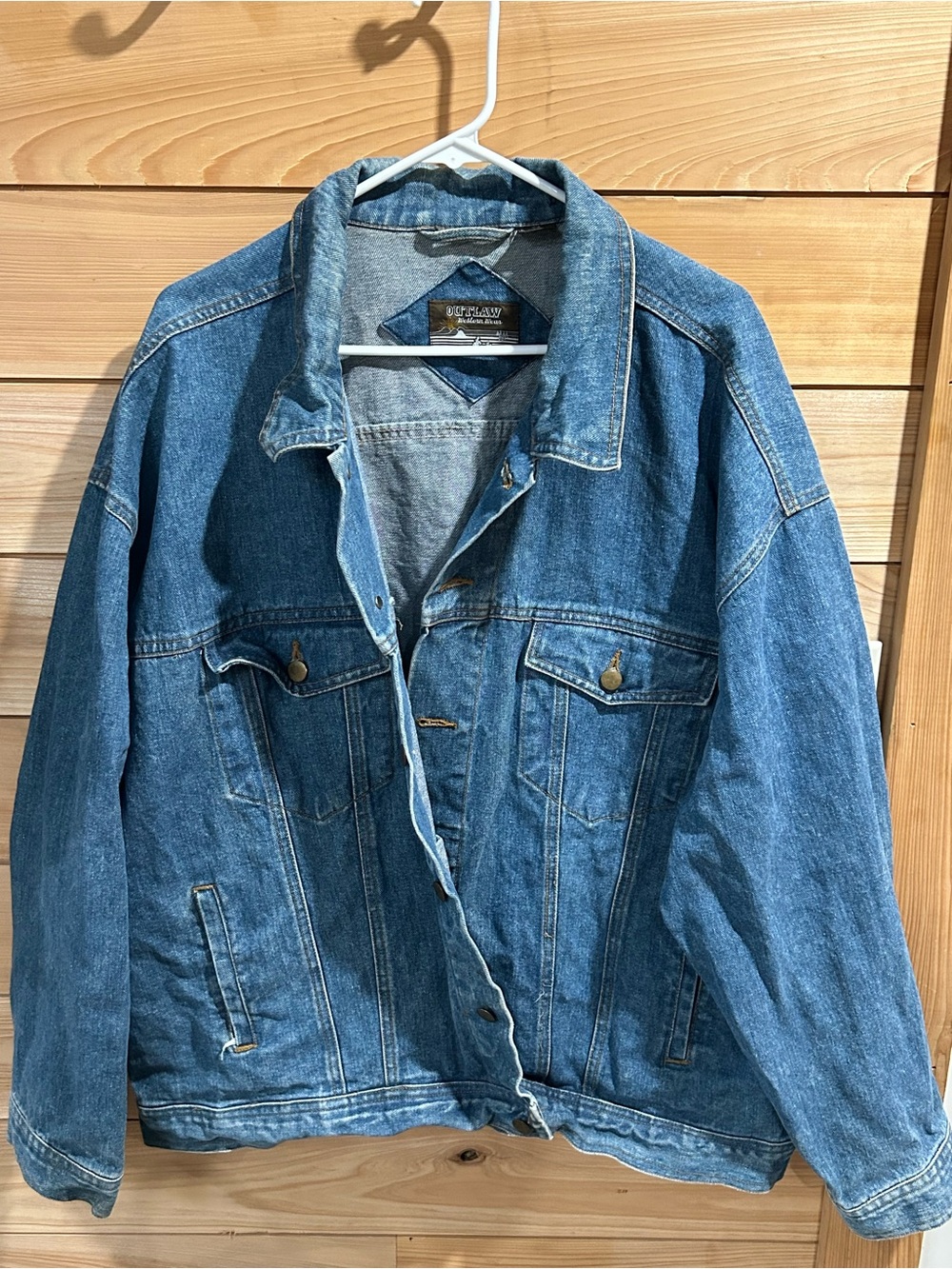 Men's Classic Blue Denim Jacket - Outlaw Western Wear